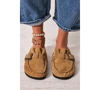 FP Collection After Riding Mules by Free People in Macadamia Suede, Size: US 7.5 - female