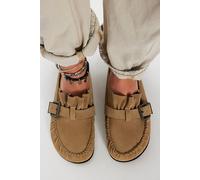 FP Collection After Riding Mules by Free People in Macadamia Suede, Size: US 9.5 - female