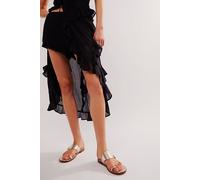 FP Collection Barcelona Slip-On Sandals by Free People in Gold Metallic, Size: US 8 - female