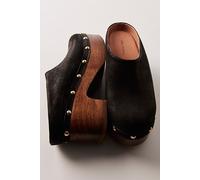 FP Collection Calli Clogs by Free People in Black, Size: US 9.5 - female