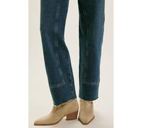 FP Collection Cat Nap Cowboy Boots by Free People in Sunstone Sand Suede, Size: US 7.5 - female