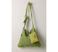 FP Collection Coastal Crush Straw Tote by Free People in Matcha - female