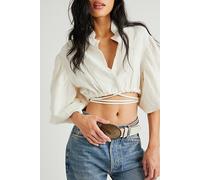 FP Collection Duke Concho Belt by Free People in Distressed White, Size: S-M/P-M - female