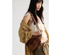 FP Collection Hudson Suede Sling Bag by Free People in Coconut Shell - female