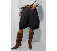 FP Collection Kiki Kitten Heel Boots Shoe by Free People in Tan Suede, Size: US 8 - female