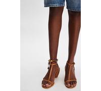 FP Collection La La Land Strappy Heels by Free People in Tan, Size: US 8.5 - female