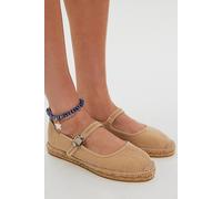 FP Collection Oasis Mary Jane Espadrilles by Free People in Sunstone Sand, Size: US 7 - female