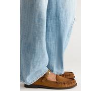 FP Collection Penny Lane Loafers by Free People in Chocolate Suede Brushed, Size: US 8 - female
