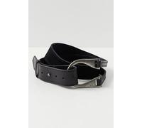 FP Collection Rising Sun Hip Belt by Free People in Black, Size: S-M/P-M - female