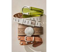 FP Collection Rising Sun Hip Belt by Free People in Martini Olive, Size: S-M/P-M - female