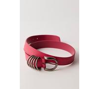 FP Collection Rori Leather Belt by Free People in Love Potion, Size: M/L - female