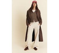 FP Collection Seas The Day Boat Shoes by Free People in Chestnut Suede, Size: US 7.5 - female