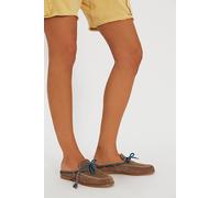 FP Collection Seas The Day Mules by Free People in Taupe Suede, Size: US 8 - female