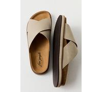 FP Collection Sidelines Footbed Sandals by Free People in Grey, Size: EU 40 - female
