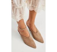 FP Collection Stellar Mules by Free People in Faded Saddle Suede, Size: US 9 - female