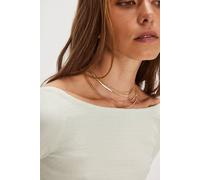 FP Collection Who I Am Layer Choker by Free People in Gold - female