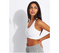 FP Movement Women's Free Throw Crop Light Support Sports Bra - White - Size: Large