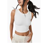 FP Movement Women's Free Throw Muscle Tank - White - Size: M/L
