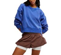 FP Movement Women's Intercept Pullover - Pulse - Blue - Size: Medium