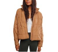 FP Movement Women's Pippa Packable Puffer Jacket - Twig - Brown - Size: Large