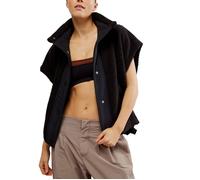 FP Movement Women's Scout It Out Fleece Vest - Black - Size: Large