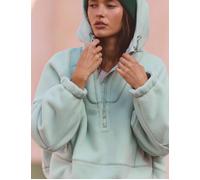 FP Movement Women's Wild And Free Fleece Pullover - Green Tea - Size: Large