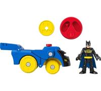 FP PRECOOL Fisher-Price Imaginext DC Super Friends Head Shifters Batman figure and Batmobile transforming vehicle for pretend play ages 3 & up, HGX91, Multicolor