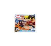 Thomas & Friends Motorized Toy Train Set Diesel’s Lift & Load Construction with Track & Cargo for Preschool Kids Ages 3+ Years, JBW20
