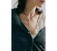 FP x Pamela Love Bellona Lariat Necklace at Free People in Silver, Lab, Pearl, Onyx - female