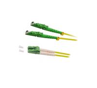 FP0EL01 Fibre Optic Patch Cable OS2 E2000/APC,LC/APC 1m LSZH Yellow LOGILINK