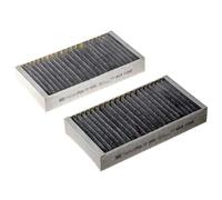 MANN-FILTER FP 2646-2 Cabin Air Filter - FreciousPlus Biofunctional Pollen Filter - (set of 2) for Cars + Transporters