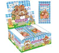 FPAEHRY Capybara Cards 160PCS/32 Pack Capybara Trading Cards, Capybara Photocards Collectable, Playing Foil Piece Card Deck Box Ultra Rare UR/SD/TSR/SSR/SR/R Cards for Collectors Children
