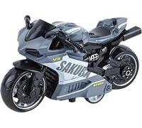 FPAEHRY Motorbike Model, Motorcycle Model Ornaments, Motorcycle Toys Alloy Motorbike Toy Highly Simulation Motorbike Model Pull-Back Vehicle Toy for Child Intellectual Toy Gift (Black)