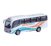 FPAEHRY Toy Bus Diecast Toy, Alloy City Bus Toy, Car Model Diecast Metal Toy, 1:43 Scale Pull-Back Bus, Metal Cars Model,Bus Toy Car Model Pull Back City Bus Kids Gifts - White