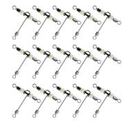 Fpbiagoq 15 percent floats barrels reels floats fishing tackle swivel 3-way beats with glow beads