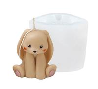 Fpbiagoq 3D Rabbit Silicone Molds, Animal Candle Molds, Epoxy Resin Molds, Handmade Bakeware, Plaster Molds for the