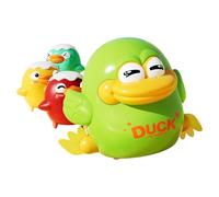 Fpbiagoq 4 Pack Sensory Induction Crawling Toy for Babies with WindUp Feature and Connection Lovely Shapes Interactive Baby Toy