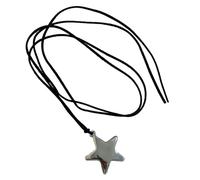 [Fpbiagoq] Big Star Necklace Trendy Star Pendant Long Rope Chain for Young Girls