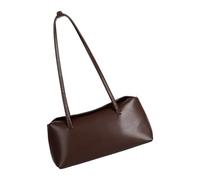 [Fpbiagoq] Casual Shoulder Bag Lightweight PU Evening Spacious Interior Underarm Handbag Essential Practical PU for Daily Use, coffee