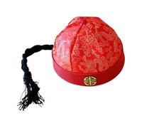 [Fpbiagoq] Chinese Oriental Hat for Adult Teen Dynasty Drama Dressing Up Festival Party Costume Ancient Chinese for Traditional Festival
