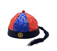 [Fpbiagoq] Chinese Oriental Hat for Adult Teen Dynasty Drama Dressing Up Festival Party Costume Ancient Chinese for Traditional Festival