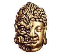 [Fpbiagoq] Daemons Badas Head Metal Bead Pendant Paracord and Jewelry Decoration for Outdoor Enthusiasts Camping Keychain Decoration