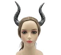 [Fpbiagoq] Devil Horn Headband Halloween Cosplay Costume Adjustable Party Hair Accessories Women Men Kids Adult Devil Ear Headband
