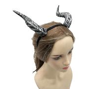 [Fpbiagoq] Devil Horn Headband Halloween Cosplay Costume Adjustable Party Hair Accessories Women Men Kids Adult Devil Ear Headband