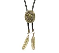 [Fpbiagoq] Elegant Bolo Tie Wolf Pendant Wolf Necktie Western Necklace Bolo Tie Western Cowboy Costume Shoe String Tie
