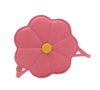 [Fpbiagoq] Elegant Flower Shaped Crossbody Bag Casual Handbag Compact PU Leather Shoulder Bag for Daily Use and Special Occasion Unique Floral Handbag, b