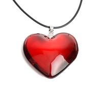 [Fpbiagoq] Fashion Heart Necklace Pendant Small Heart Shape Men Jewelry Party for Women, 35mm, As described, No Gemstone