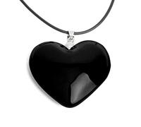 [Fpbiagoq] Fashion Heart Necklace Pendant Small Heart Shape Men Jewelry Party for Women, 35mm, As described, No Gemstone