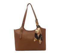 [Fpbiagoq] Fashionable Arm Bag Shoulder Bag Retro Top Handle Wallet Enough Space Suitable for Work School and Leisure PU Leather Purse, Light brown