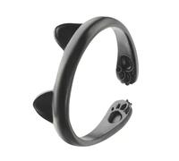 [Fpbiagoq] Fashionable Ear Paw Ring Adjustable Cartoon Little Kitten Finger Trendy Gift Theme Elegant Lady Trendy Gift